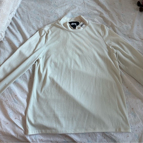 STUSSY long sleeve high neck mesh top - Picture 2 of 3